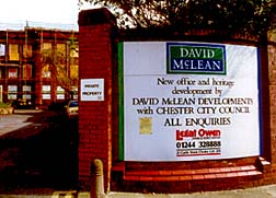 McLean's sign on Dee House