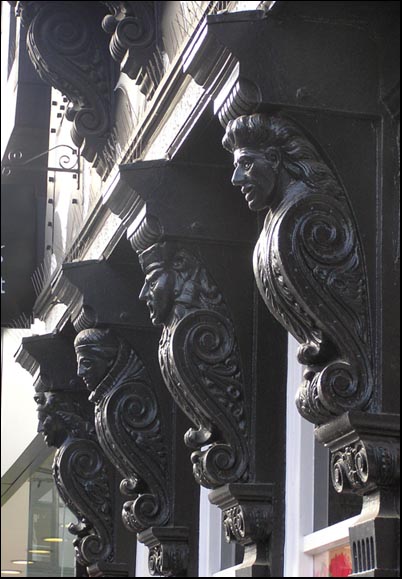 carvings on old nag's head