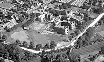 infirmary from the air