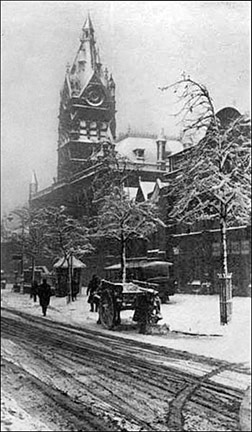 snowy town hall 1917