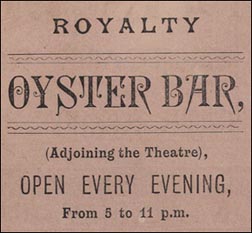 oyster bar advert