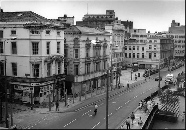A photo of Clayton Square just before demolition in 1986