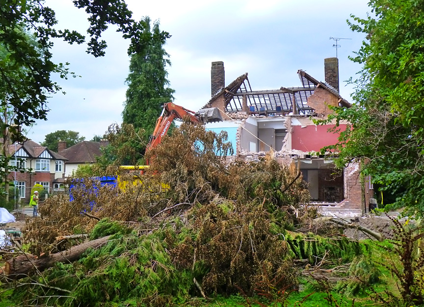 demolition of knowsley house 2014