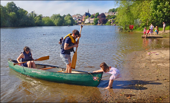 canoe at sandy lane