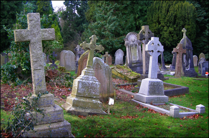 view of the overleigh cemetery