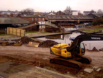 building work at Tower Wharf