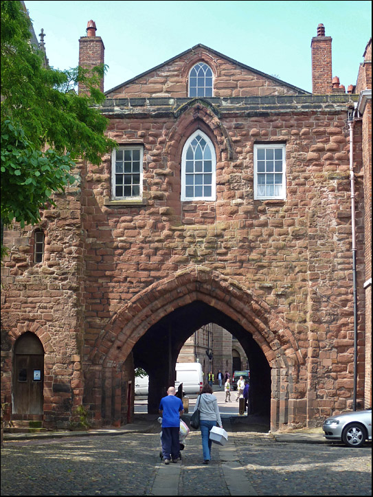 the abbey gateway in 2013