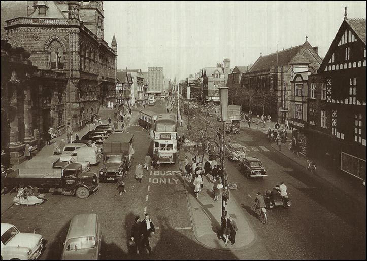 outside the market hall