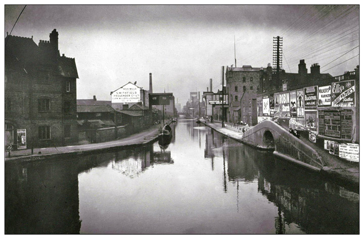 view of canal from cow lane bridge 20s
