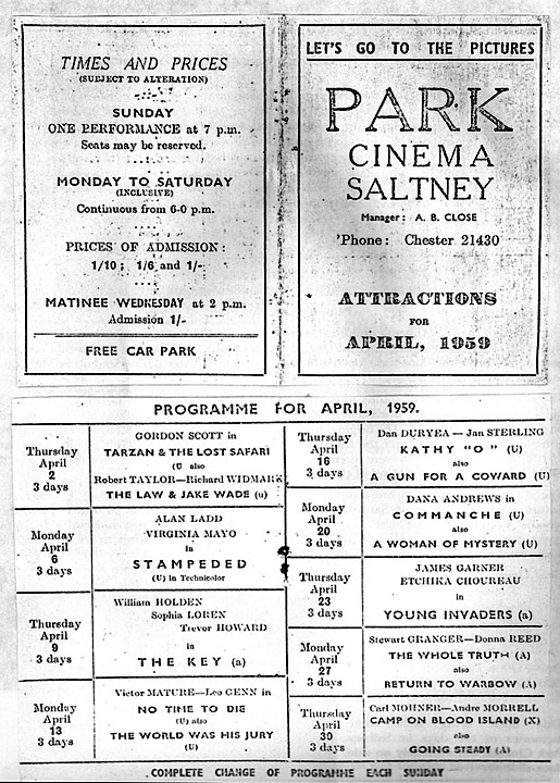 park cinema programme