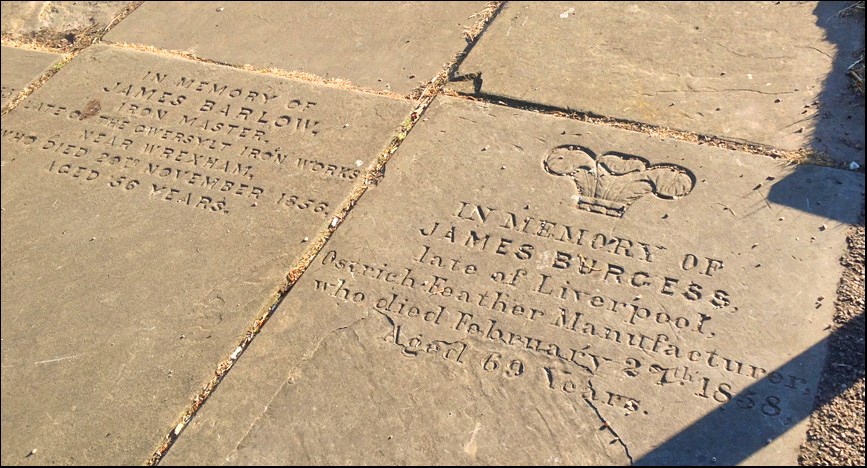 old gravestones outside st. john's