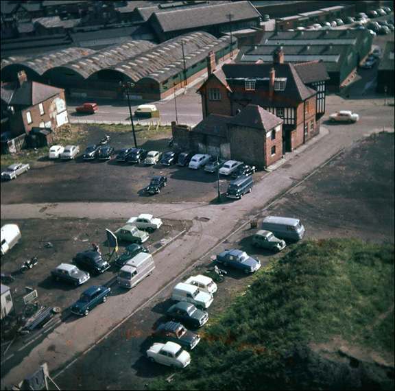 aerial view of market tavern