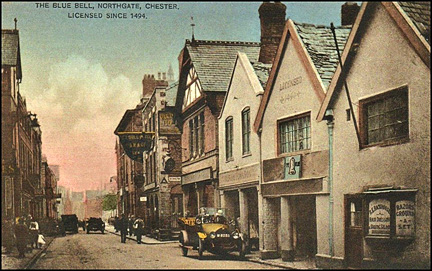 postcard of the blue bell