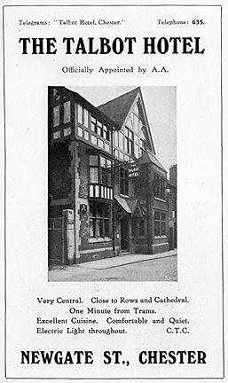 talbot hotel advert