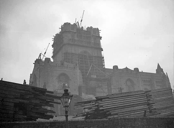 building the cathedral 1940s