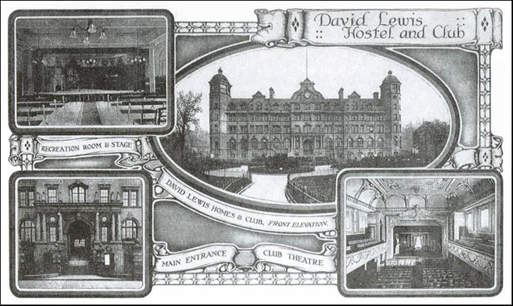 david lewis theatre postcard