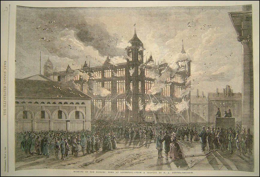 fire at sailors home 1860