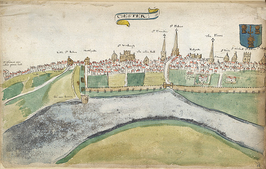 smith view of chester 1585