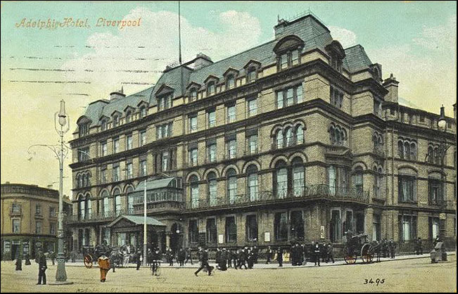 adelphi hotel postcard