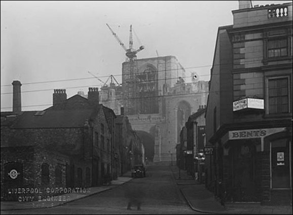 cathedral construction in 1934