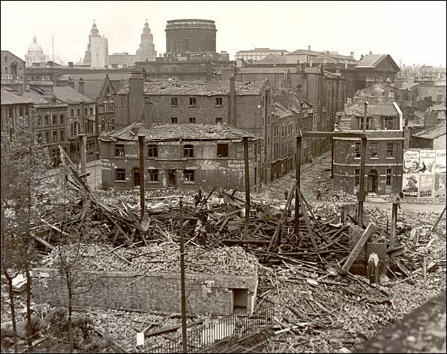 bomb damage in 1941