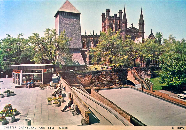 postcard of mercia square