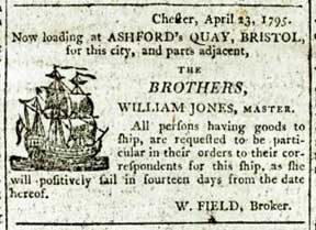 1795 old port advertisment