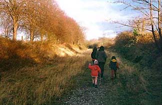 A photograph of the Mickle Trafford- Shotton Railway